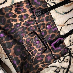 Coach purse and matching coin purse